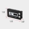 Portable Battery Meter Battery Capacity Voltage Indicator Battery Gauge Monitor for Smart Calibration Battery Status Tes