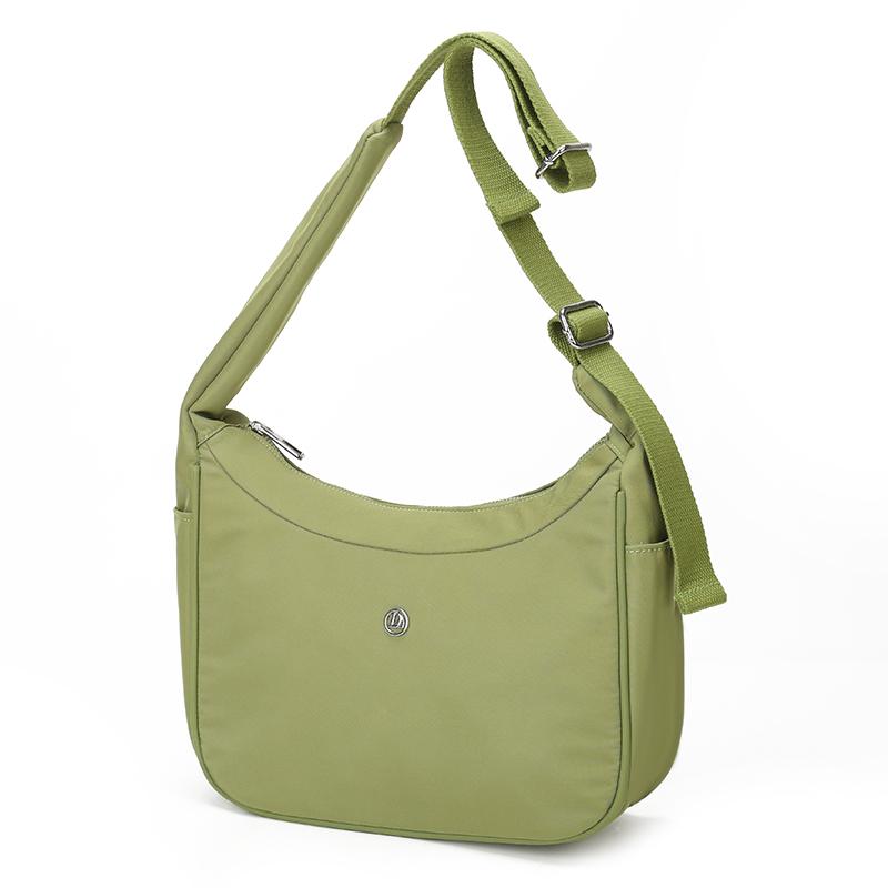 Solid Color Lightweight Shoulder Bag Women's Crossbody Bag Student Class Bag