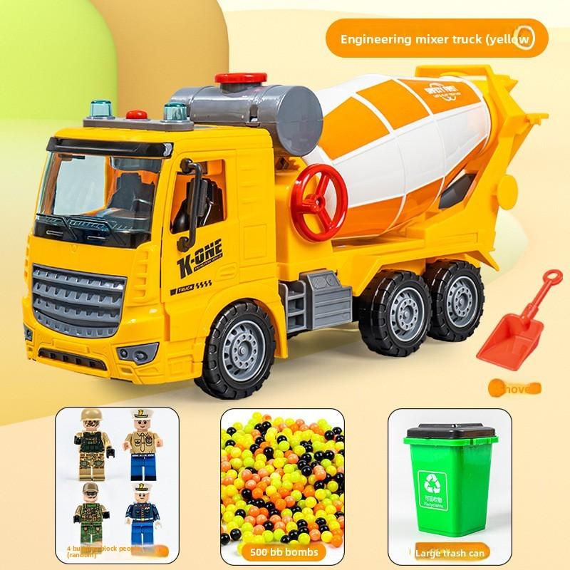 Engineering Construction Toy Vehicle With Flashing Lights And Music For Kids Playtime