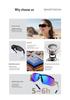 Bluetooth Smart Cycling Glasses: Anti-drop, UV Protection, Music & Call Features
