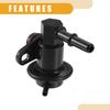 Fuel Injection Pressure Regulator No.35301-39410 - Car Fuel Pressure Regulator - for Kia Sorento 2003-2006 Metal Black - 1 Pc
