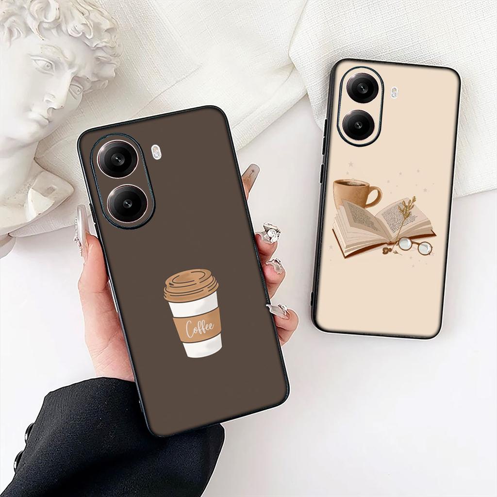 OK But First Coffee Book Phone Cover for Motorola Moto Edge 50 30 Fusion 40 NEO Ultra Pro G22 G23 G20 G35 G84 G13 G53 Case