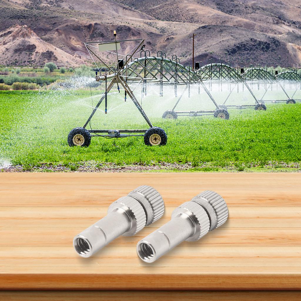 Confezione da 10 Ugelli Nebulizzatori a Innesto Rapido da 6 mm per Irrigazione da Giardino Ugelli Spray in Rame per un'Efficiente Applicazione di Nebbia e Vapore