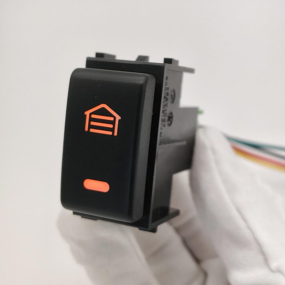 Car LED Light Front Fog Light Switch Rear Fog Lamp Push Button with wire For Nissan Qashqai Tiida X-TRAIL Patrol Y62 2008 - 2015