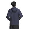 Adidas Denim Look Hooded Track Regular Stretch Legend Ink Size Size Men's Top, Fit, Woven, (IM8775), BXF22/JSY31, J/M