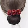 Cloth Hair Bun Net Korean Style Office Hair Flower Spring Hair Clip  Hotel Staff Uniform