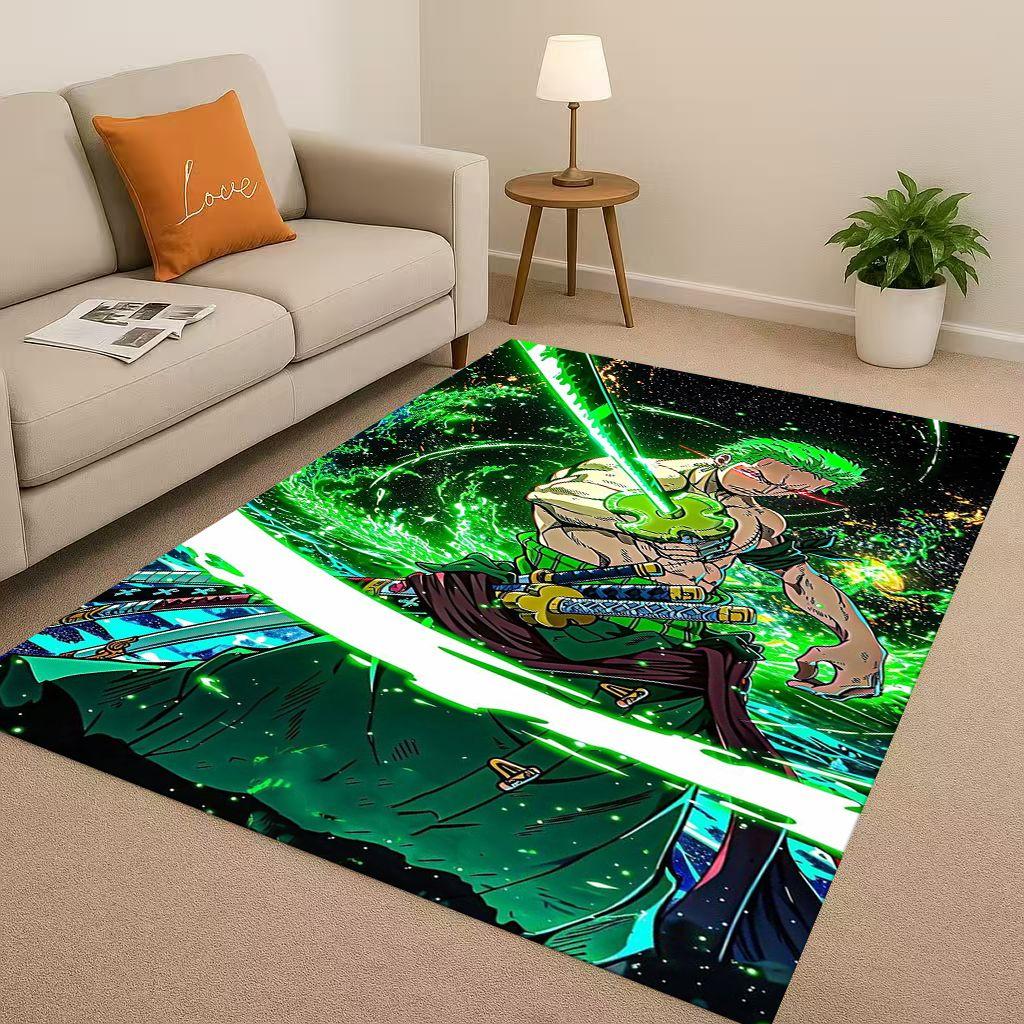 HD Z-Zoro Desen Animat Japonia Anime Covor Zona Non-Alunecare pentru Sufragerie, Dormitor, Cameră de Joacă, Canapea, Ușor de Curățat Decor Casă Preș Copil