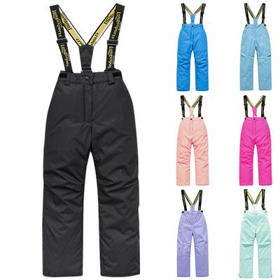 Children's Fashion Ski  Boys' And Girls' Thickened Waterproof Thermal Ski Overalls