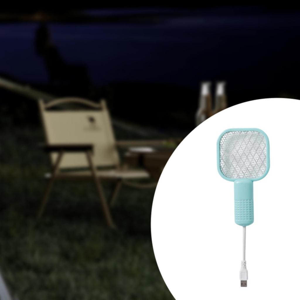 Elektrische Fliegenklatsche 5V Handheld Tragbar Praktisch 3,7W Leichtes Insektenvernichter-Racket für Terrasse Reise Hinterhof Sommer Büro