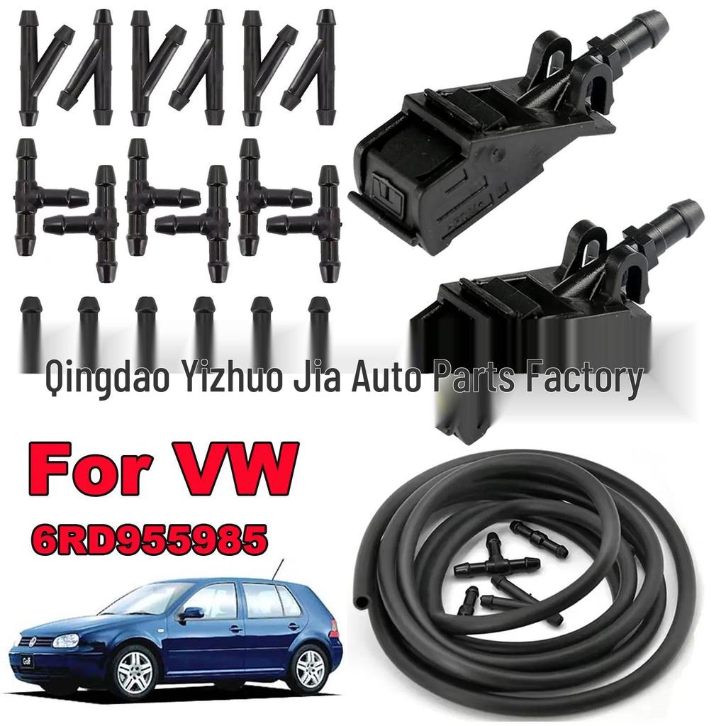 6E0955985B Set Tubo Spruzzatore Lavavetri per Passat B5, Golf, Polo