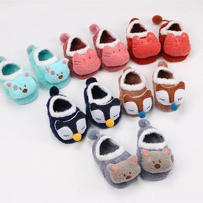 Herbst Winter Korallen Fleece Nette Cartoon Baby Socken Weiche Tier Muster Jungen Mädchen Boden Baby Socken Infant Kinder Hause Socken