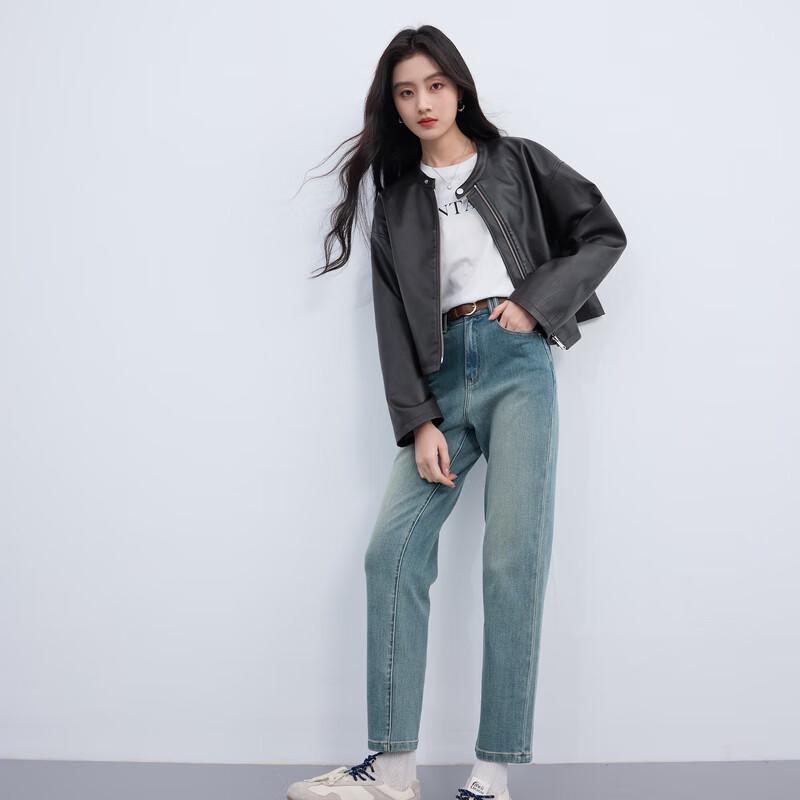 

Sancai 2025 Fall Plus Size Ankle-Length Cigarette Pants 3XL