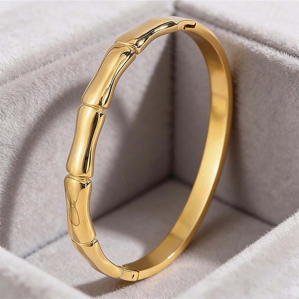 European and American Color Bamboo Light Luxury Women's Fashion Niche High-end Bracelet