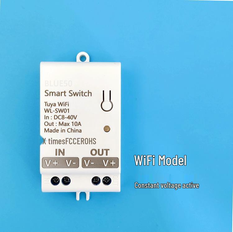 Tuya WiFi Smart Switch: 12V/24V Constant Voltage with WiFi and 433 Remote Control for Door Lock or Light Modification