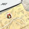 Holiday Envelope Seals Christmas Round Stickers, Santa Claus Snowman And Gingerbread Patterns Print, Scrapbooking Stickers Self Adhesive for