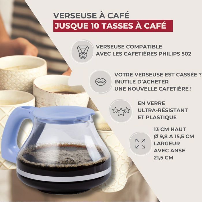 Verseuse pour cafetière Philips 502 Fackelmann Basics