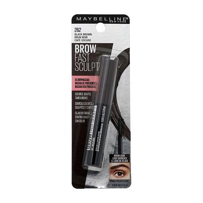 Brow Fast Sculpt Gel Eyebrow Mascara 262 Black Brown, 0.09 Fl Oz
