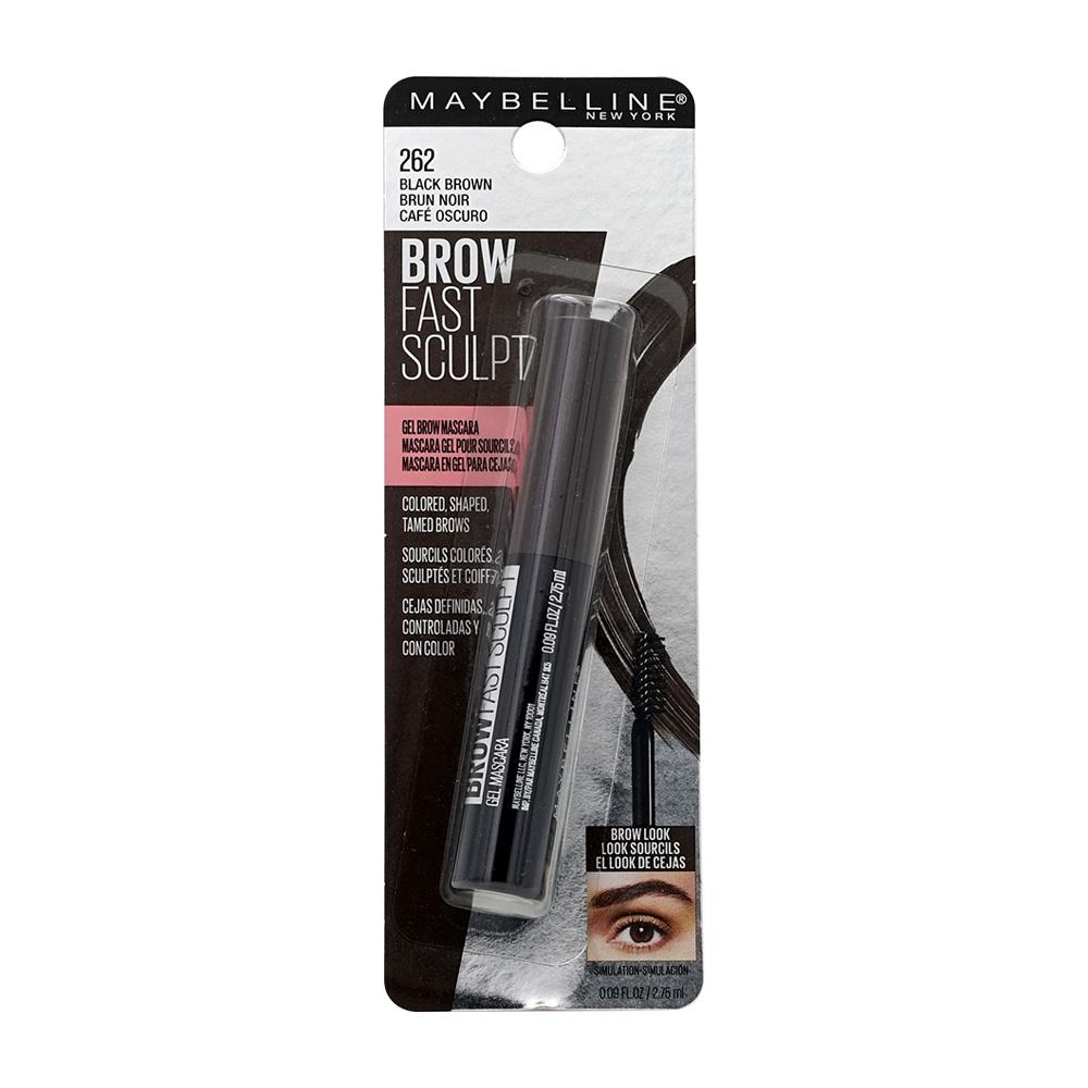 Brow Fast Sculpt Gel Eyebrow Mascara 262 Black Brown, 0.09 fl oz