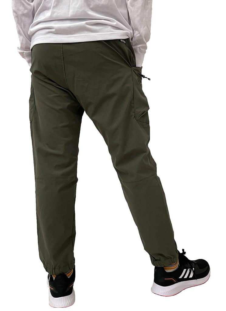 Outdoor Products Men's Zip Pocket Climbing Pants, Sizes M, L, LL, 2L, 3L, 4L, 5L (JP, Alphabet, M, Khaki)