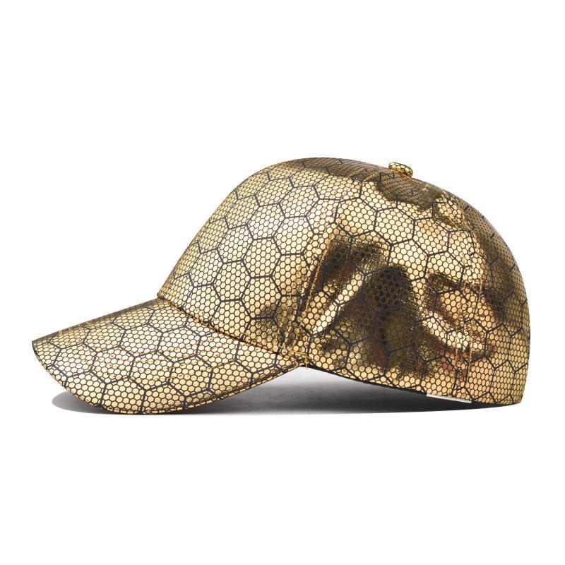 Reflective Hard Top British-Style Baseball Cap Unisex Sun-Shading Casual Outdoor Visor Hat