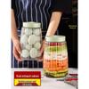 Food-Grade Glass Fermentation Jar for Pickled Vegetables and Sauerkraut