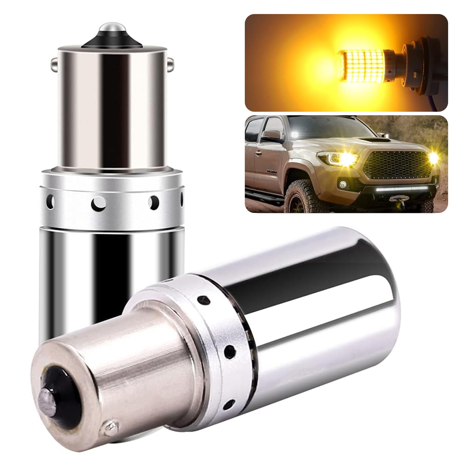 Biqing 1157 LED Double Bulb Turn Signal 144-SMD LED Bulb 1157