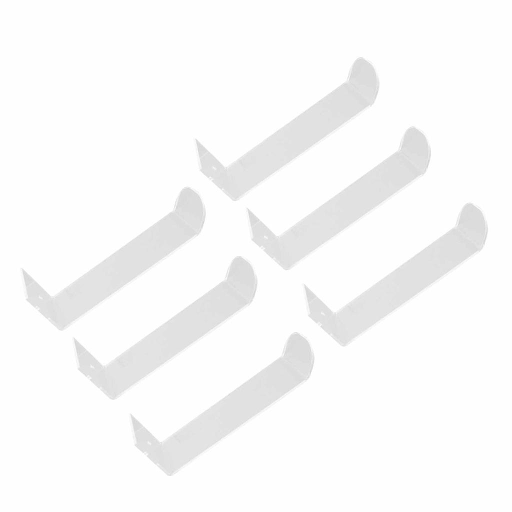 6 Stück Klebehuthaken Minimalistische Acryl-Wandhuthalter Dekorative Huthalter Aufbewahrungsorganizer für Baseballkappe