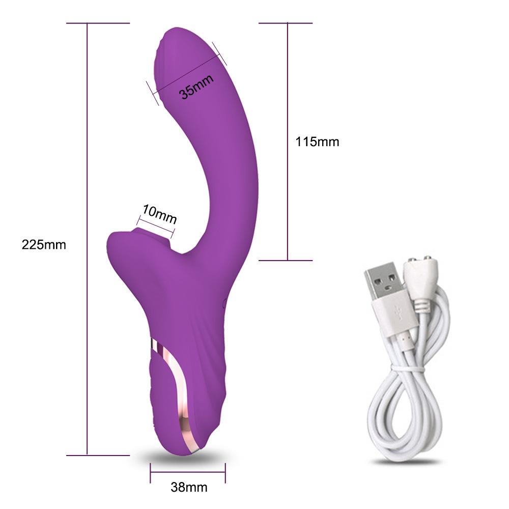 Vibrátor s funkcí sání a vibrací - Intenzivní stimulace pro ženy