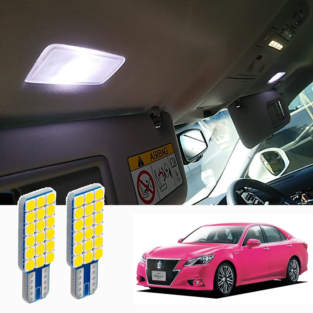 

Crown Majesta/Royal/Athlete 18 Series/200 Series/210 Series/Compatible LED Vanity Lamp, T10 Wedge, 18 Row SMD білий