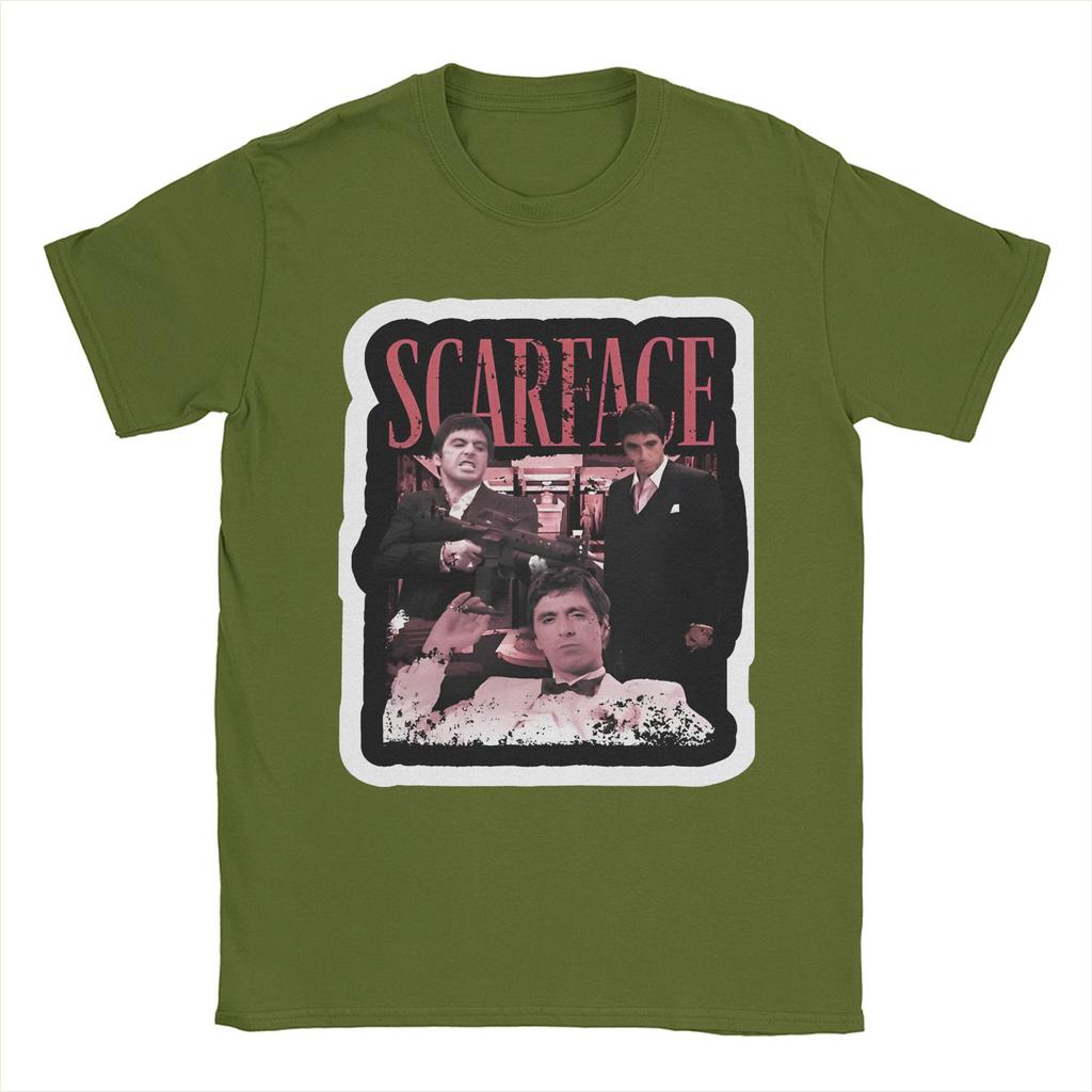 Mens Womens Scarface T Shirt Cotton Print T-Shirt  Clothing Outfits
