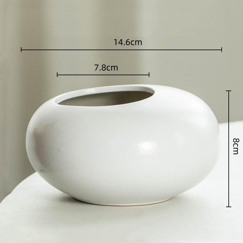

Pebble Flowerpot Geometry Flower Vase Planting Basin Plant Pot Flower Pot Balcony Decorations Plant Accessories Succulent