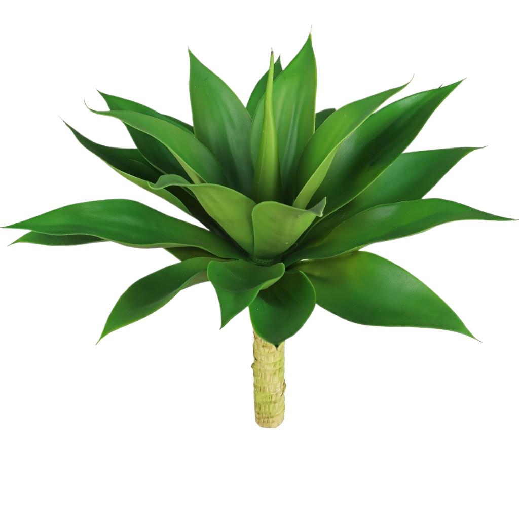 Artificial Agave Plant with Realistic Leaves and Textured Stem Indoor Outdoor Decorative Faux Tropical Greenery for Home Office Garden Display