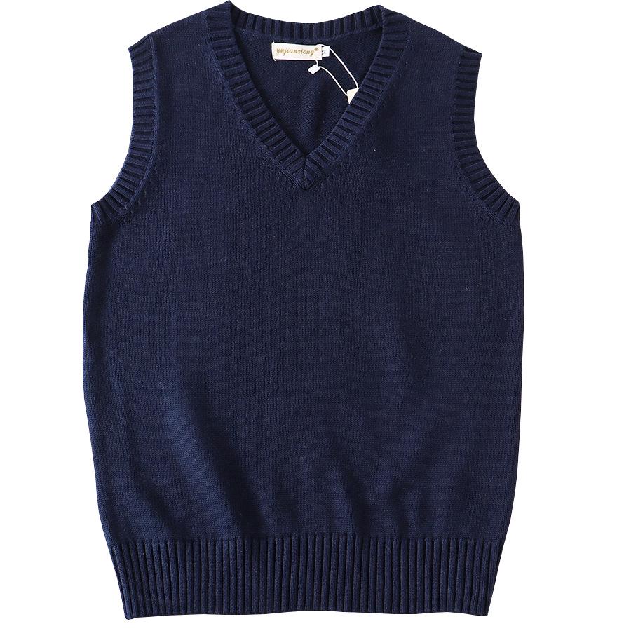 British College Style JK Uniform Vest, Japanese-Inspired Sweater