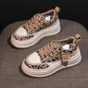 Premium Casual Sports Shoes Super Fire Muffin Board Shoes 2025 New Spring and Autumn Popular Versatile Thick-soled White Shoes Women