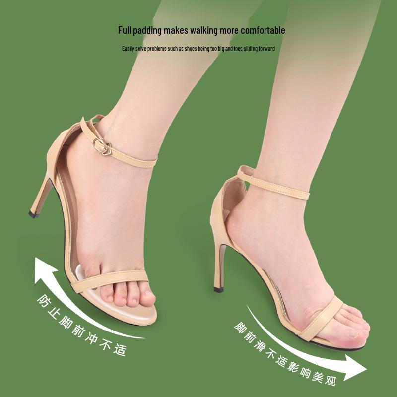 In Stock Women's High Heel Transparent Anti-Slip Shock-Absorbing GEL Forefoot Pad
