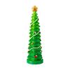 Tabletop Christmas Tree with Star Topper Freestanding Round Base Compact Holiday