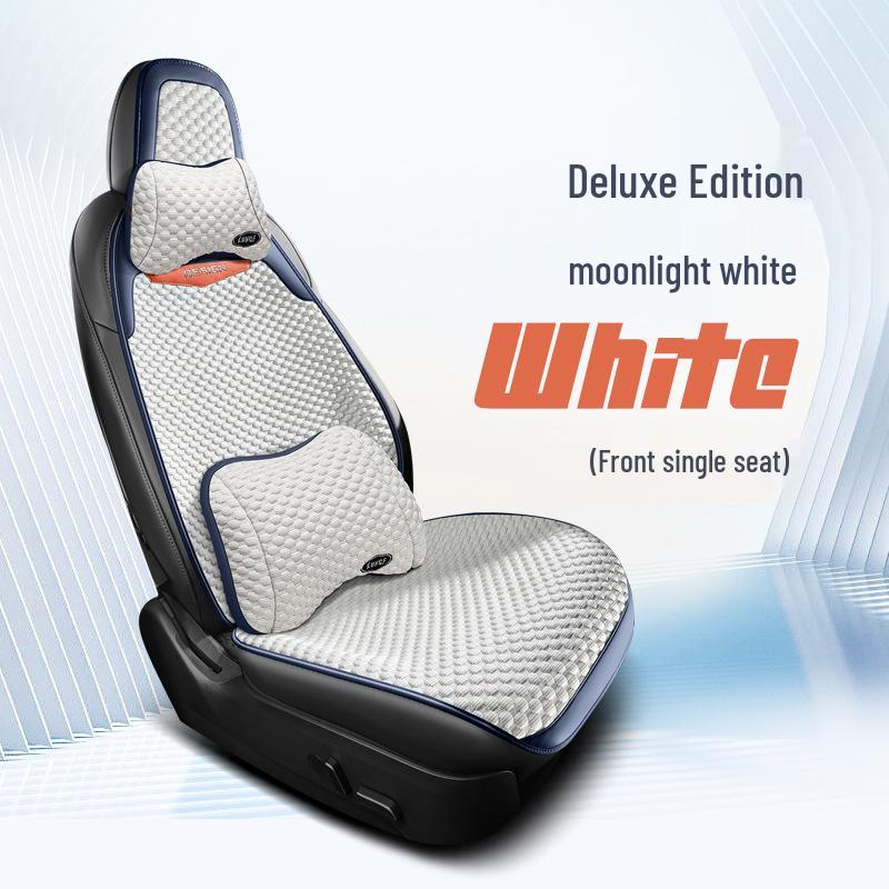 Universal Four-Season Car Seat Cushion: New Energy One-Piece Saddle Cover with Half-Wrap Design