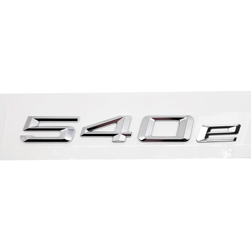 ABS Auto Kofferraum Heck Buchstaben Logo Plakette Emblem Aufkleber für BMW 5er Serie 520e 525e 528e 530e 535e 540e 550e E39 E60 E61 F10 F11 G30