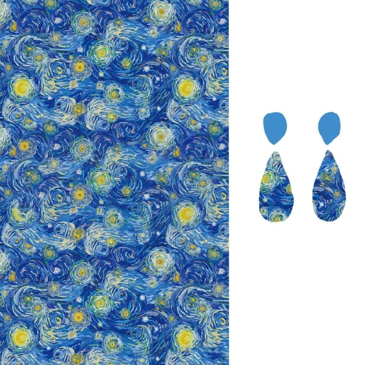 Transfer Paper for Clay Earrings Jewelry Making Paint Series Transfer Sheets Clay Transfer Paper