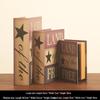 Scaffale per Libri in Legno Retrò Europeo: Ornamenti Vintage e Scatola Decorativa per Libreria
