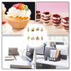 8pcs Cartoon Paper Bunny Cupcakes Toppers Easter Festival Party Decorative Gifts Easter Cake Cards for Candy Box Cupcakes