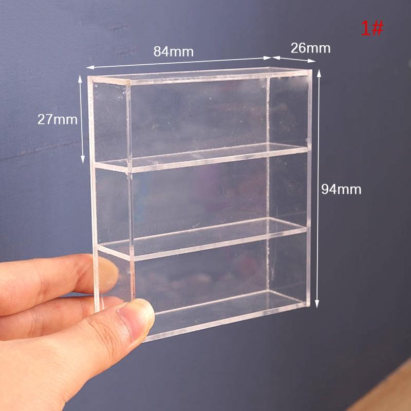 1Pc 1:12 Dollhouse Miniature Multi-Layer Rack Cupboard Storage Shelf Display Cabinet Showcase Kitchen Home Furniture Model Decor Toy