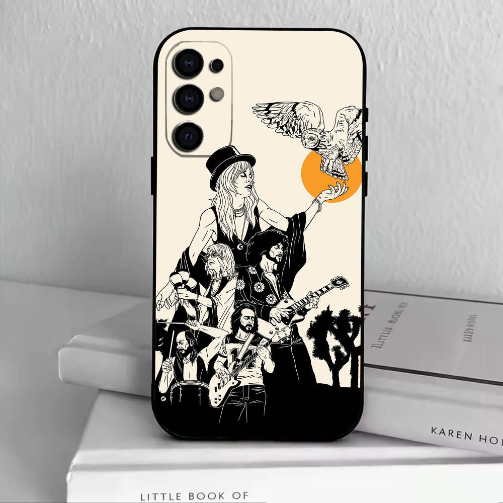 Band F-Fleetwood M-Mac Phone Case For Samsung S25,S24,S21,S22,S23,S30,Ultra,S20,Plus,Fe,Soft Silicone Black Cover