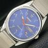 REFURBISHED SEIKO 5 AUTOMATIC 6309A JAPAN MENS ARABIC BLUE DIAL WATCH A427355-2 QRL-a427355