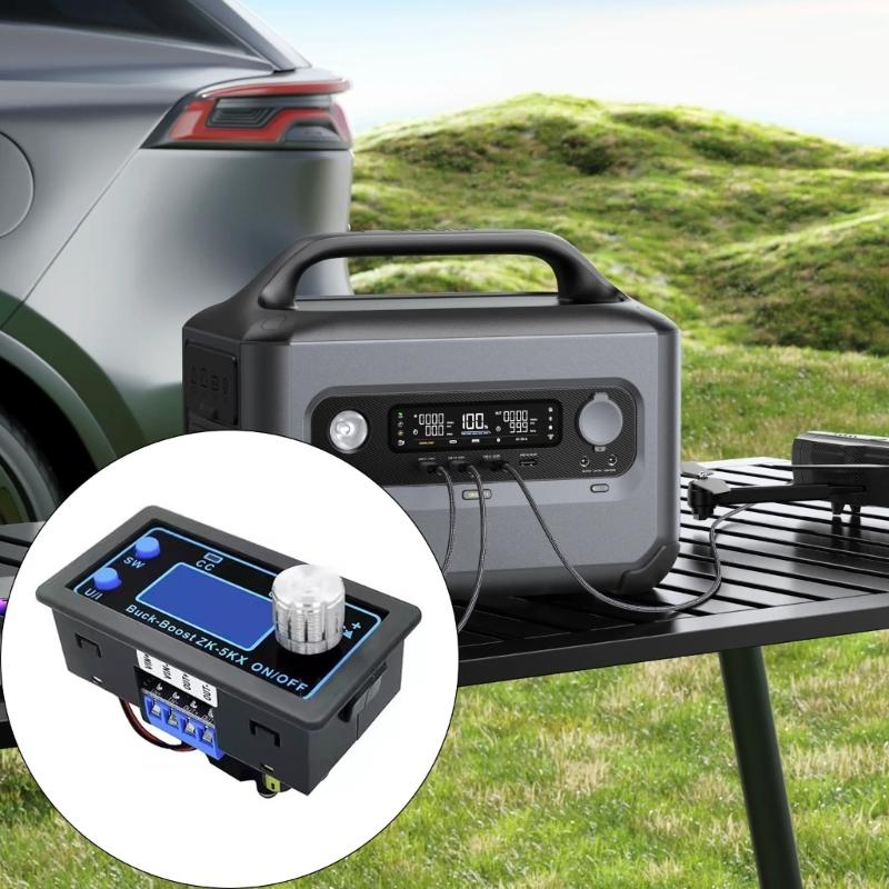 Digital Controlled Bucking Boost Converters Module 0.6-36V 5A Programmable Voltages Current Regulator Overload Protections