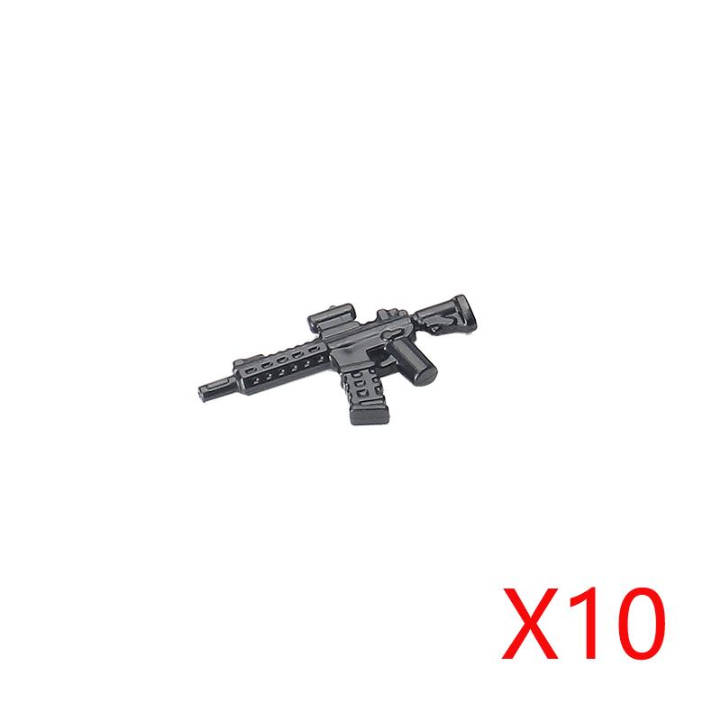 Military Weapons Accessories Building Blocks Russian Special Forces AK Rifles Tactical Bulletproof Vests Equipments Bricks Toys