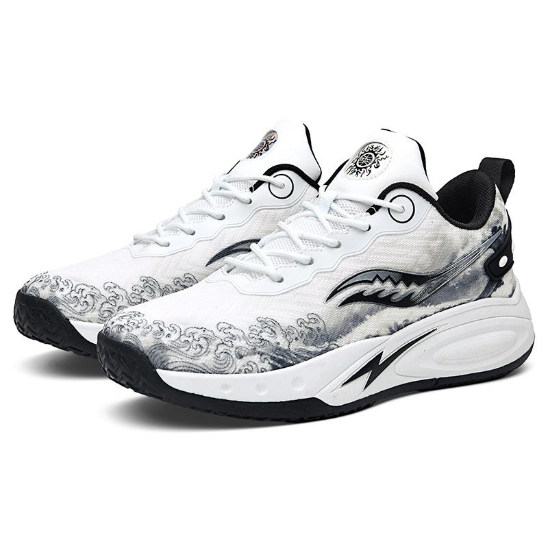 Summer autumn basketball shoes China red professional winter men's shoes adult basketball game shoes sports running shoes couple
