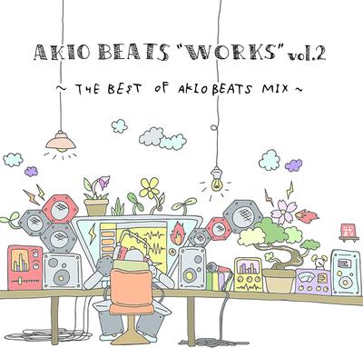CD AKIO BEATS  AKIO BEATS WORKSvol.2THE BEST OF AMATO015 Japan ObiJapanese Club Dance Used