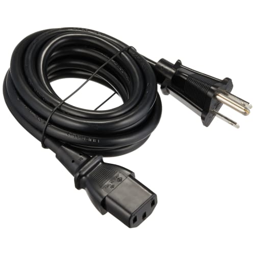 Buffalo BUFFALO Power Cable 3 Pin Socket (female) 3 Pin Plug (male) 2m BSACC0720BKA Black
