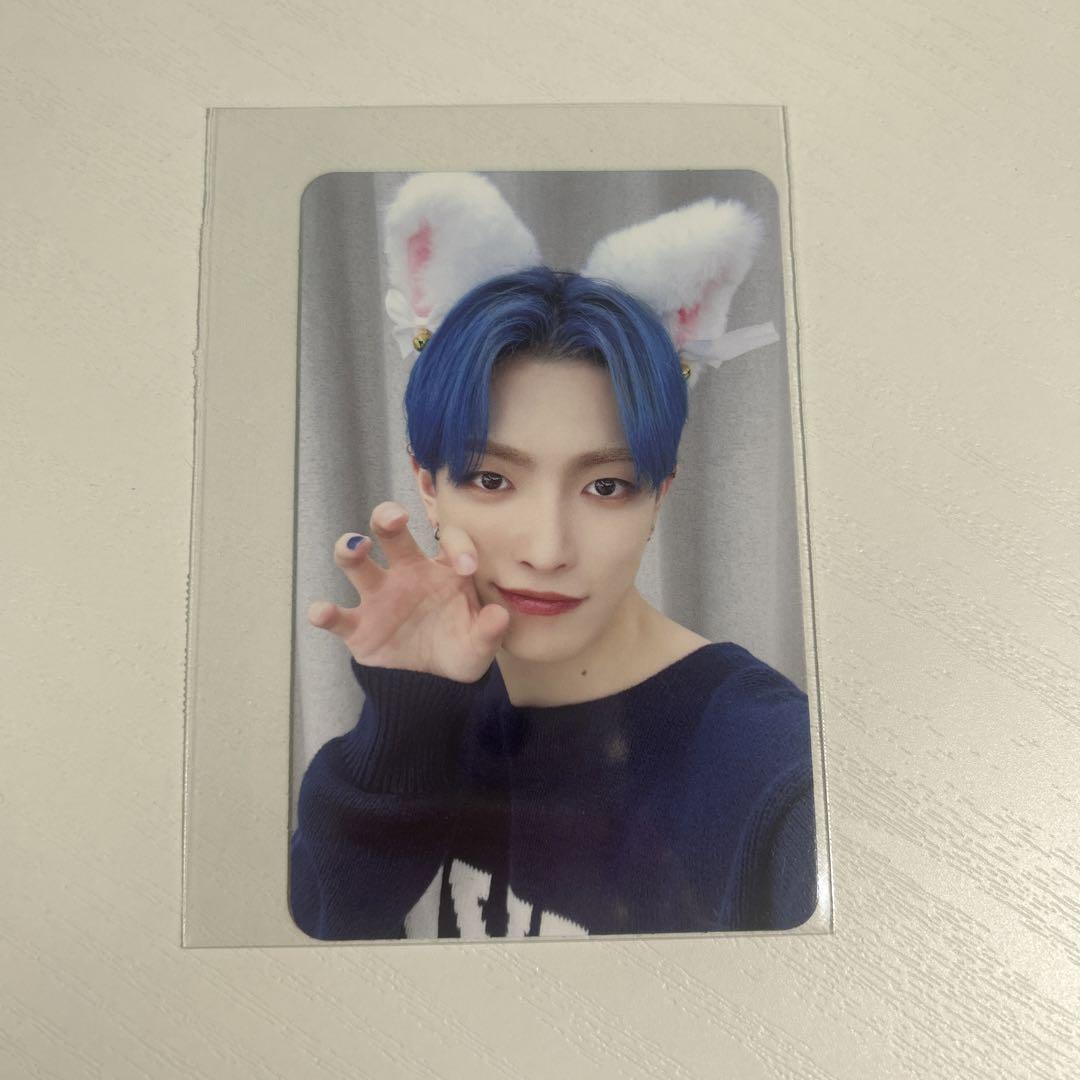 

[USED] ATEEZ Hongjoong makestar trading card